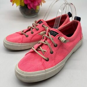 Sperry Watermelon Colored Sneakers Size 9 SPR7133